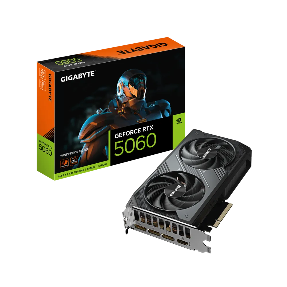 GIGABYTE GEFORCE RTX 5060 WINDFORCE 2X OC 8G