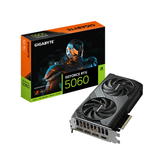 GIGABYTE GEFORCE RTX 5060 WINDFORCE 2X OC 8G