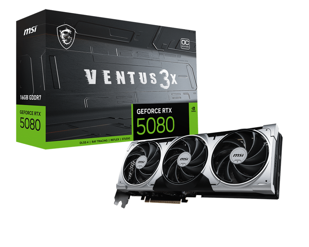 MSI VENTUS 3X GEFORCE RTX 5080 OC 16GB