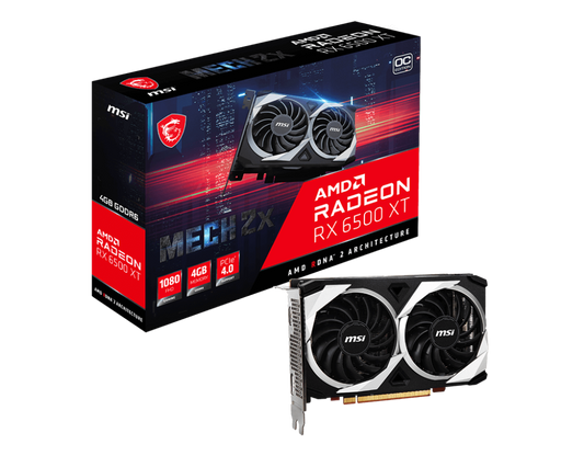 MSI RADEON RX 6500 XT MECH 2X 4G OC