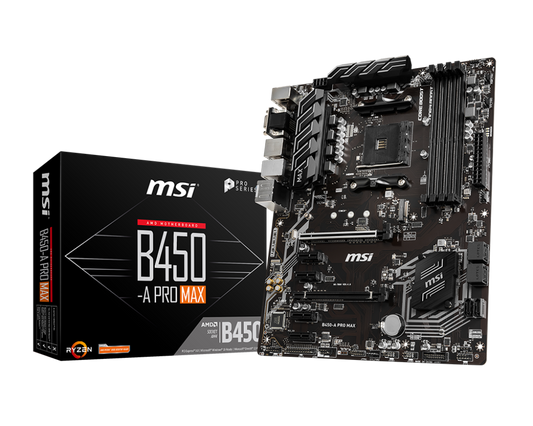 MSI B450-A PRO MAX