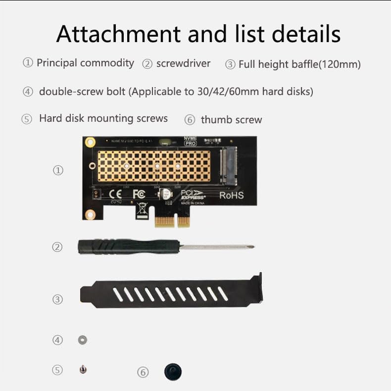 TARJETA ADAPTADORA PCI-E A M.2