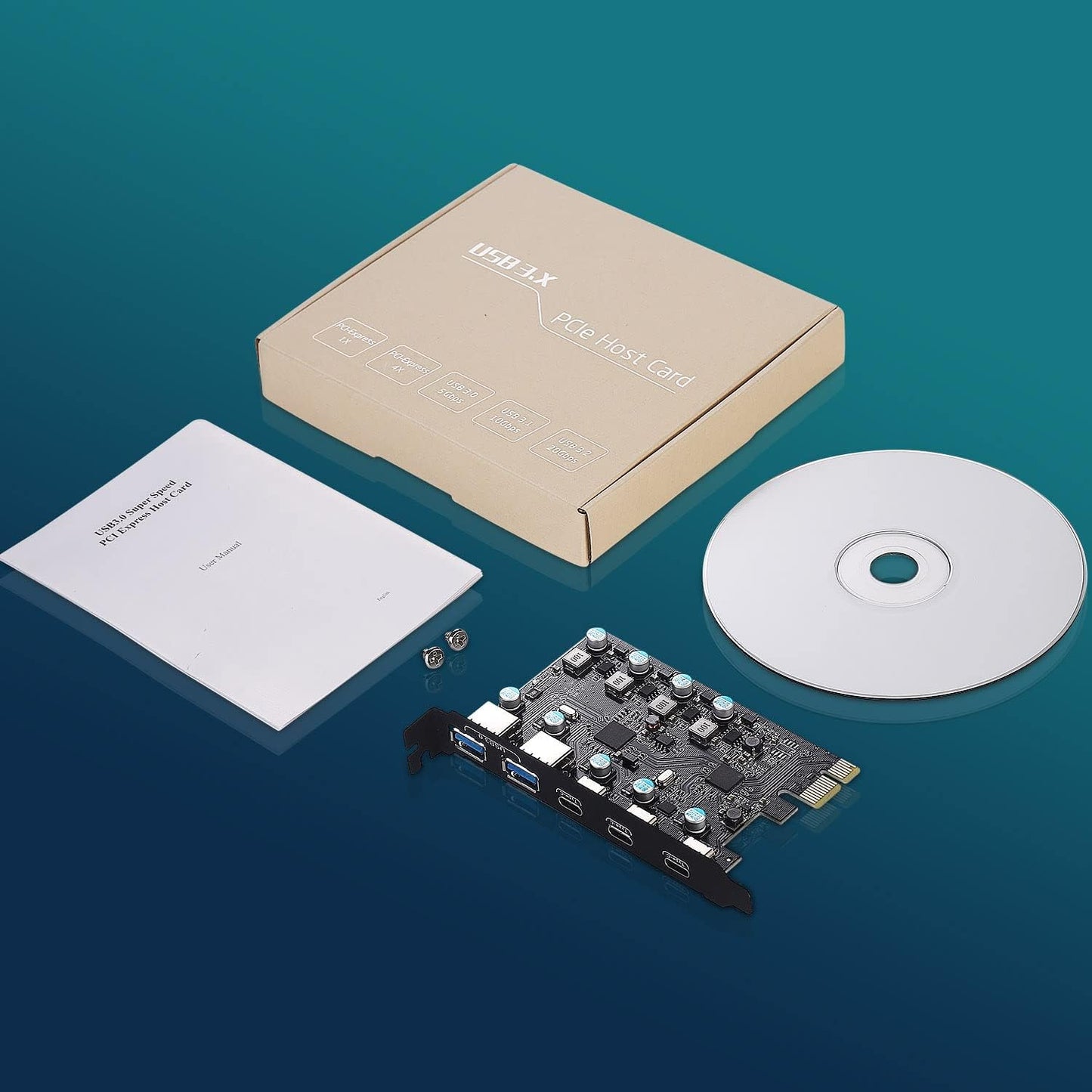 TARJETA ADAPTADORA PCI-E A USB