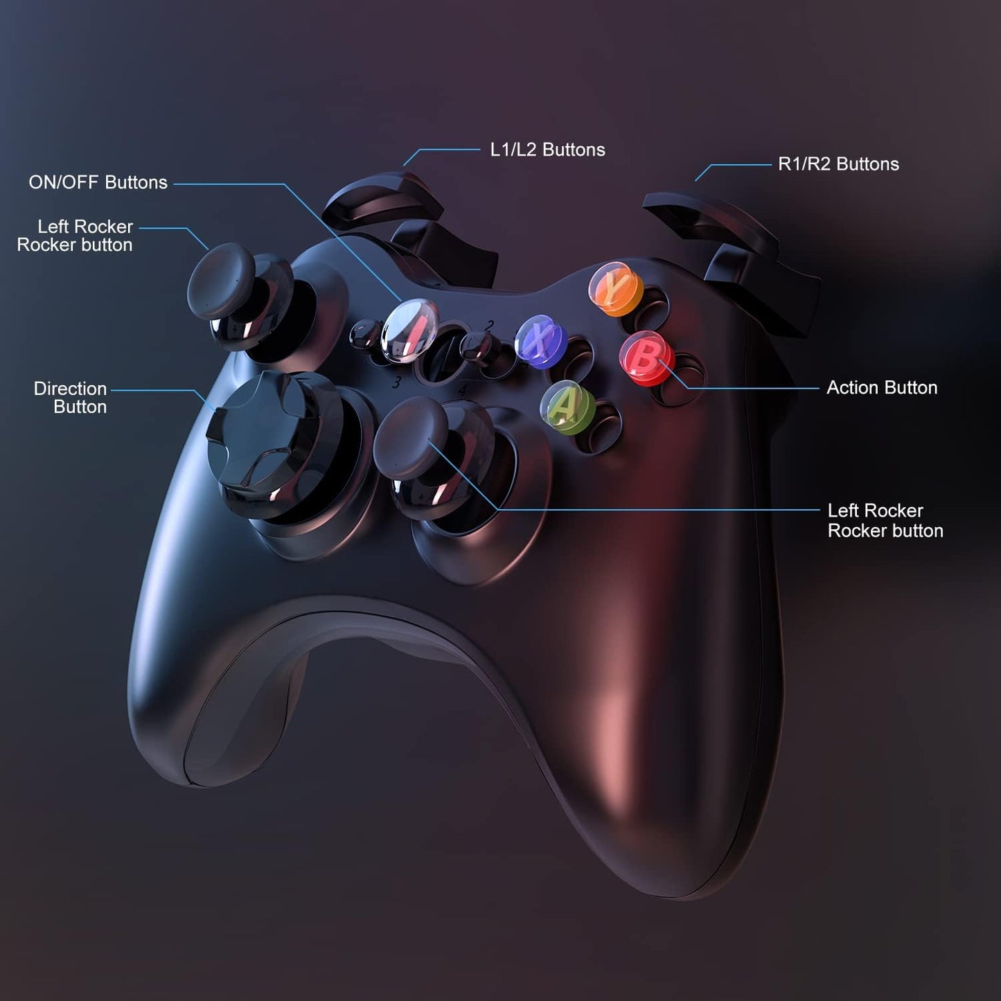 W&O CONTROL INALÁMBRICO PC Y XBOX 360