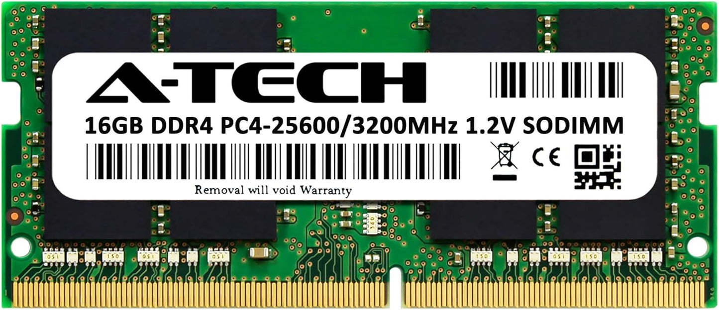 RAM LAPTOP A-TECH 16GB DDR4 3200 MHZ SODIMM (UNIDAD)