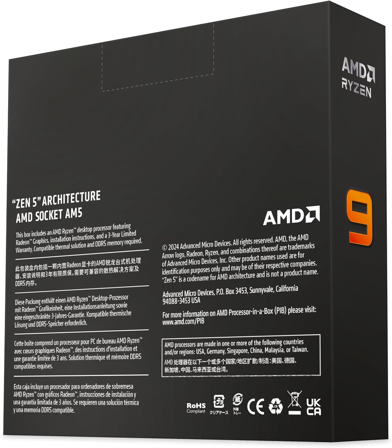 AMD RYZEN 9 9950X