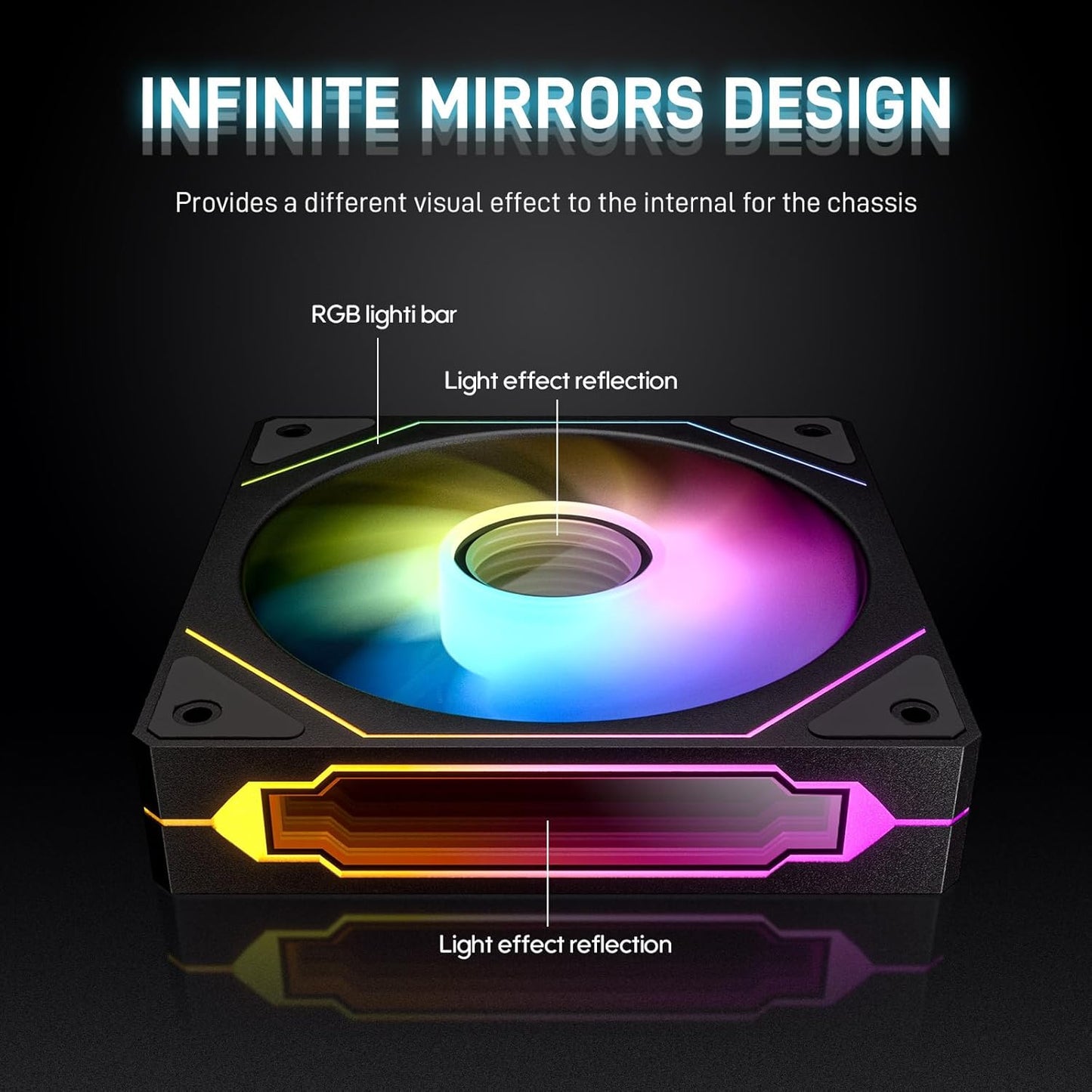 DARKROCK F120 FAN KIT RGB