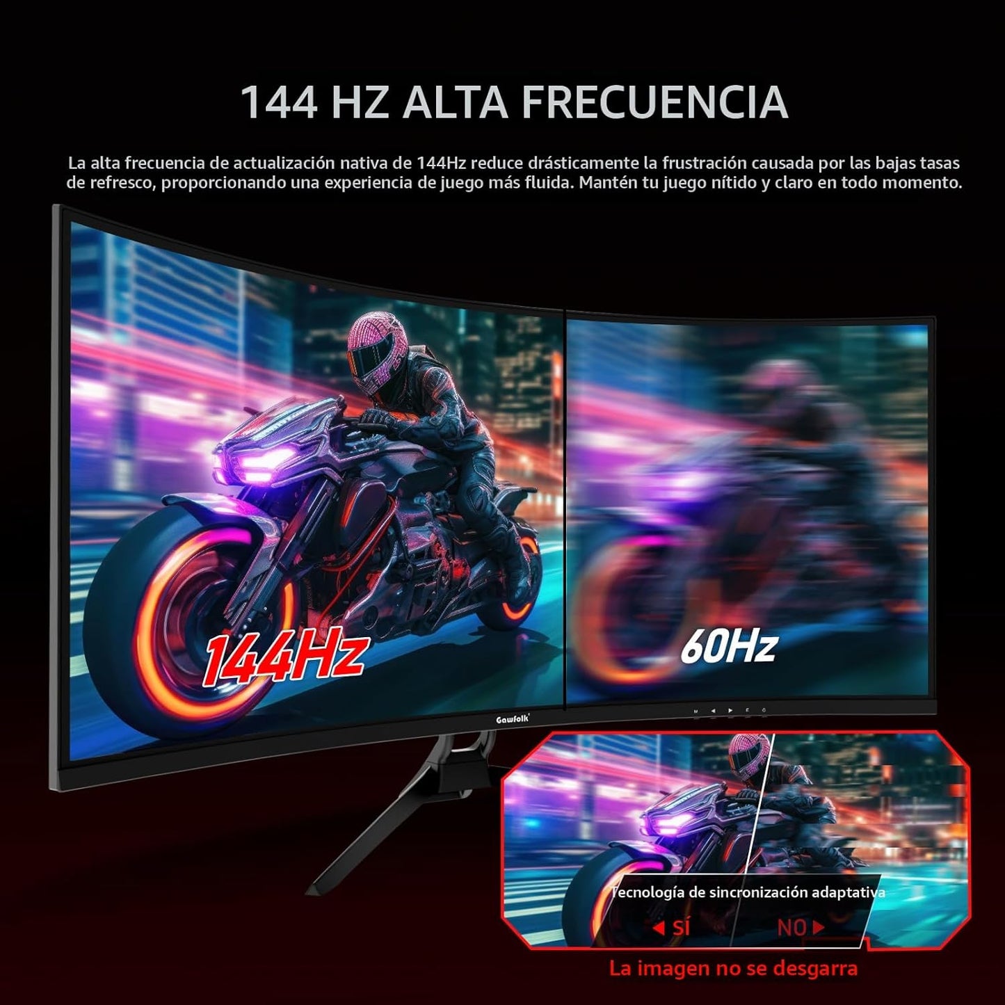 GAWFOLK ULTRAWIDE CURVO 34"