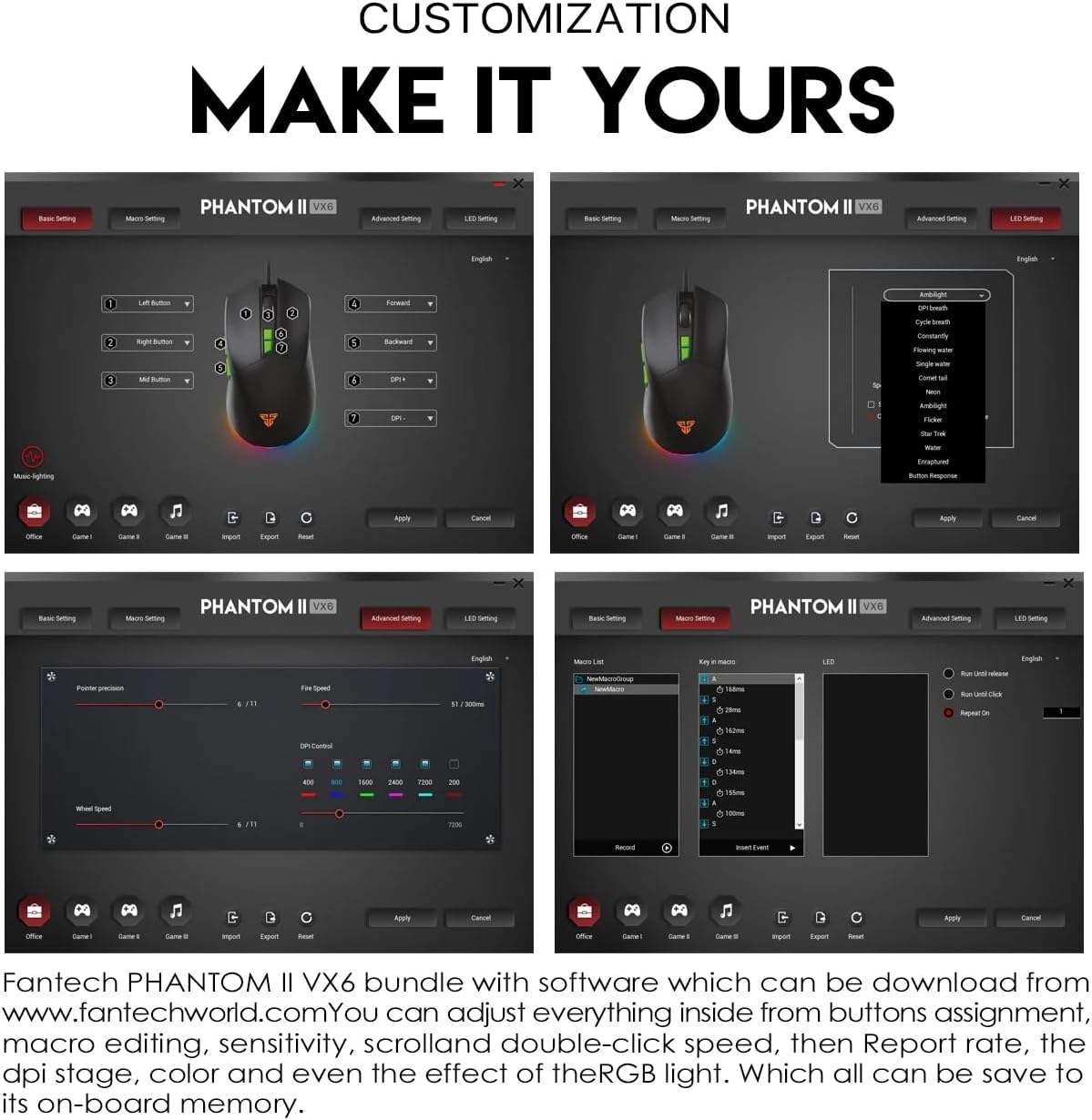 FANTECH VX6 PHANTOM II
