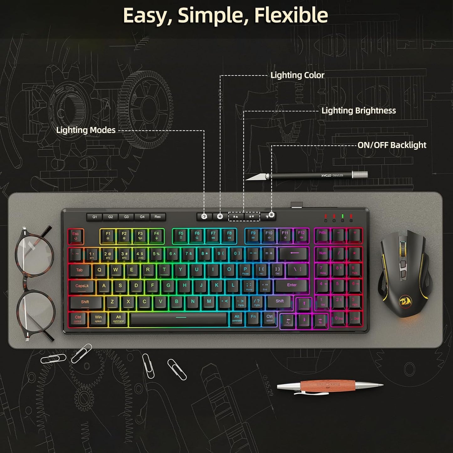 REDRAGON K517 VARRO PRO