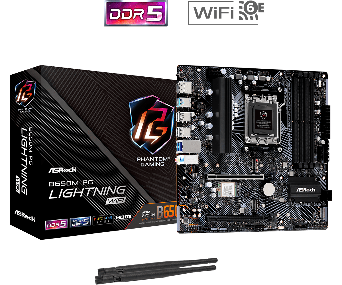 ASROCK B650M PG LIGHTNING WIFI