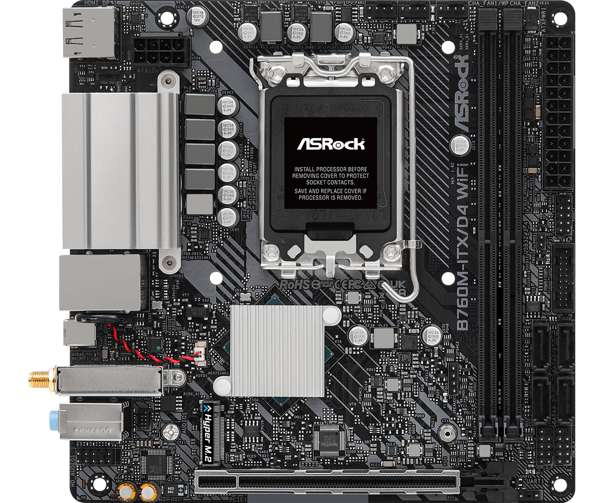 ASROCK B760M-ITX/D4 WIFI