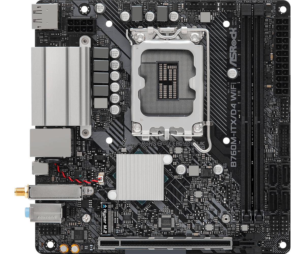 ASROCK B760M-ITX/D4 WIFI