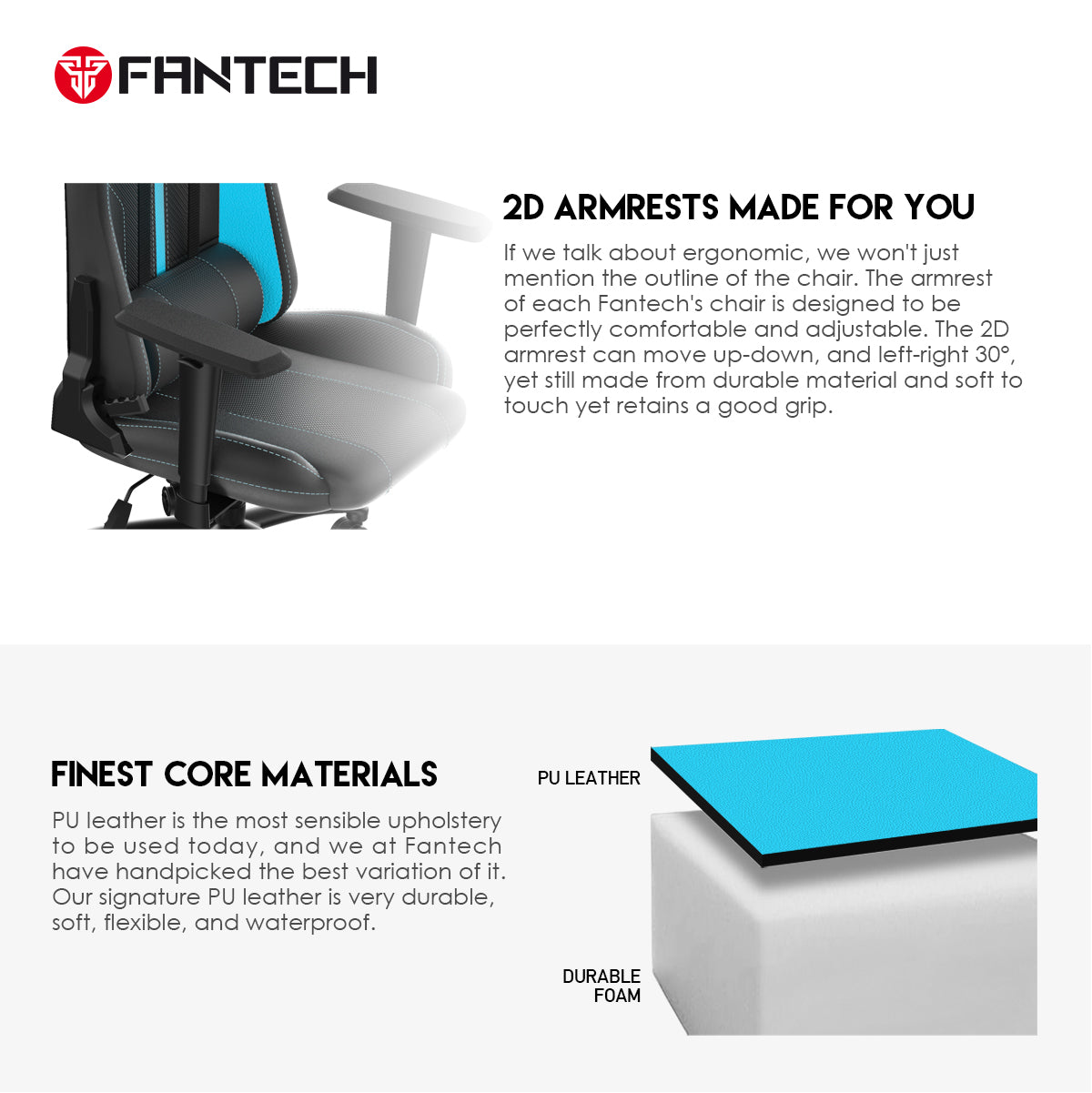 FANTECH KORSI GC-191 AZUL