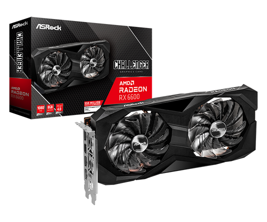 ASROCK RADEON RX 6600 CHALLENGER D 8GB