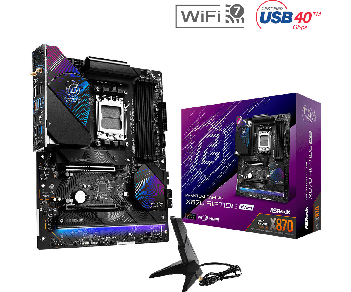 ASROCK PHANTOM GAMING X870 RIPTIDE WIFI