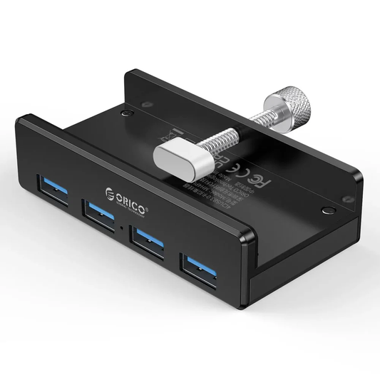 HUB USB 3.0 ORICO DE 4 PUERTOS CON ABRAZADERA