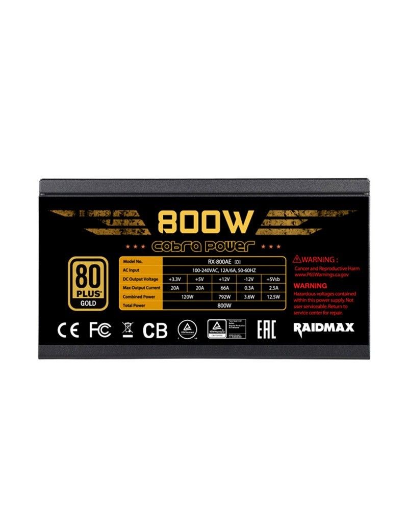 RAIDMAX COBRA GOLD RX-800AE-D