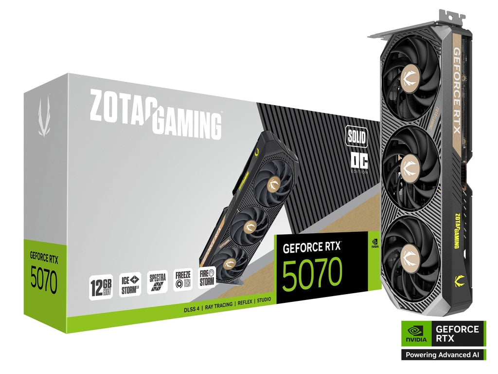 ZOTAC SOLID GEFORCE RTX 5070 OC 12GB
