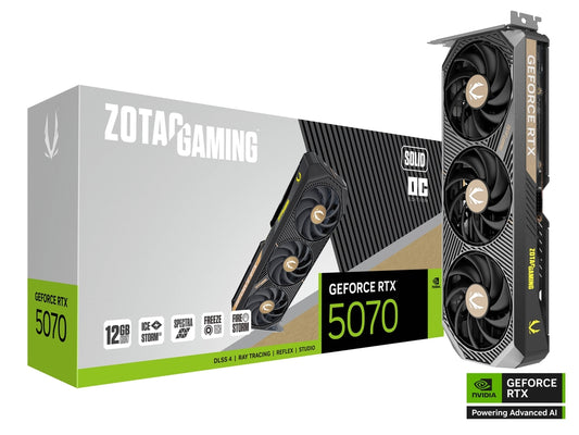 ZOTAC SOLID GEFORCE RTX 5070 OC 12GB