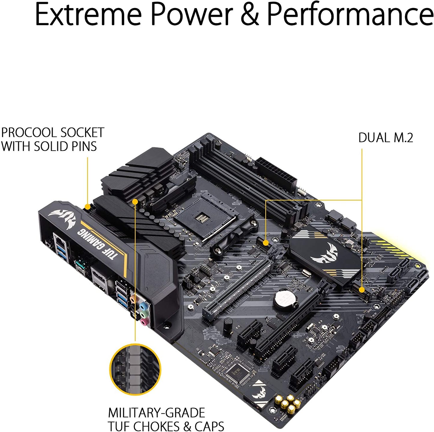 MOTHERBOARD ASUS TUF GAMING B450 PLUS