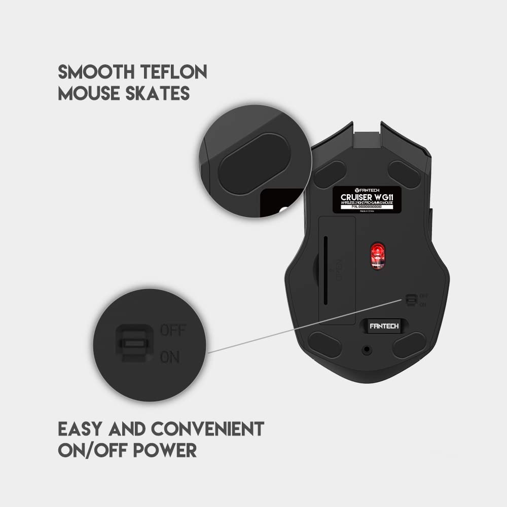 MOUSE INALAMBRICO FANTHECH CRUISER WG11