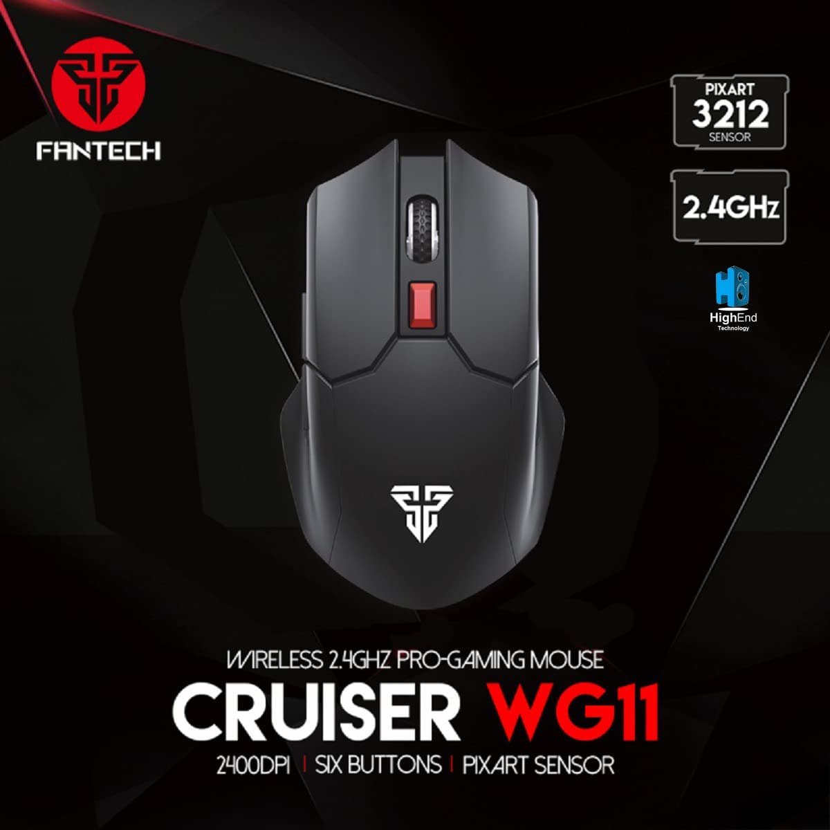 MOUSE INALAMBRICO FANTHECH CRUISER WG11