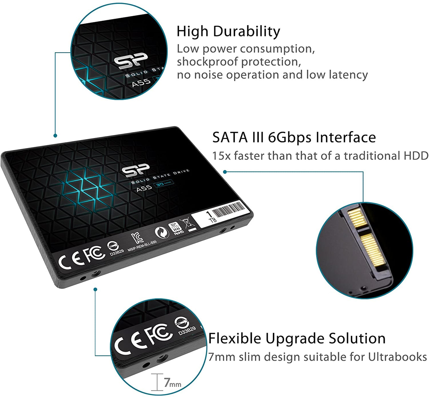 DISCO DURO SSD SILICON POWER A55