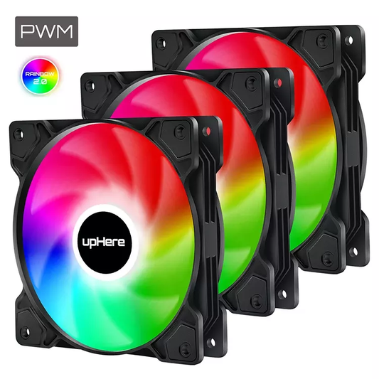 KIT VENTILADORES RGB UPHERE 1206