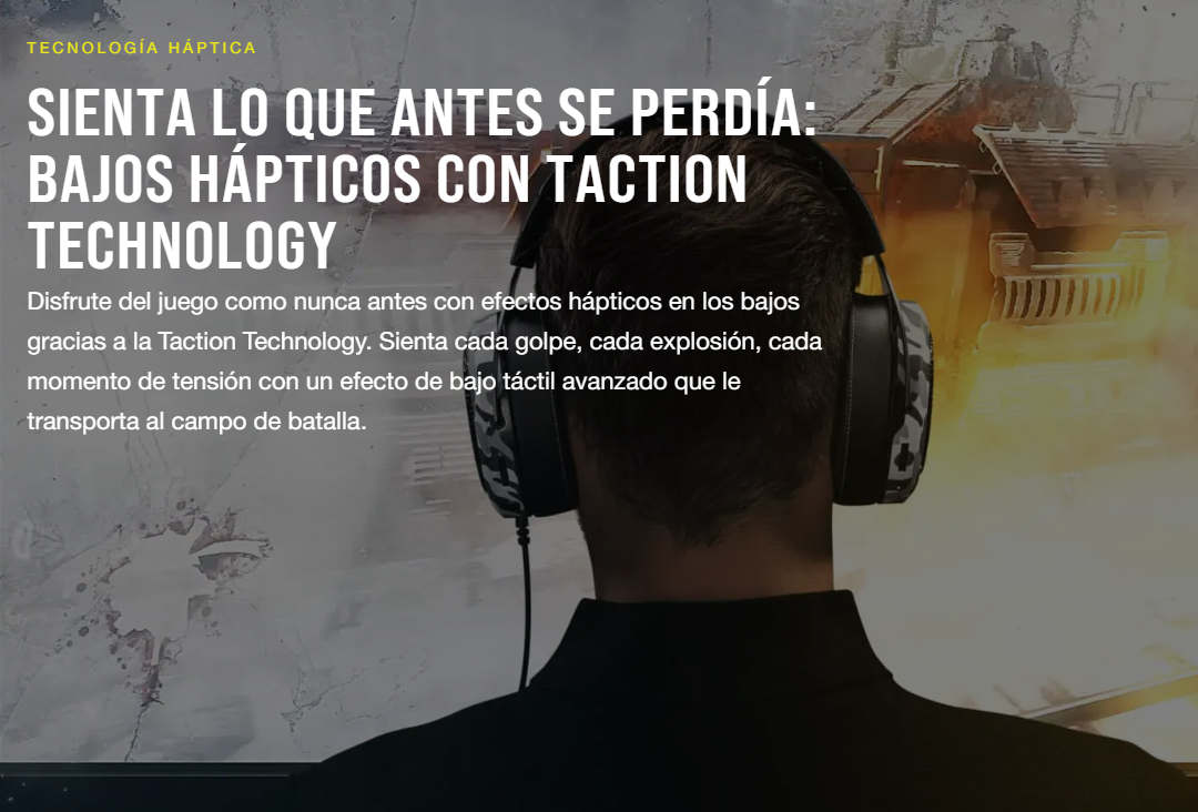 AUDIFONOS CORSAIR ALAMBRICOS HS60 HAPTIC