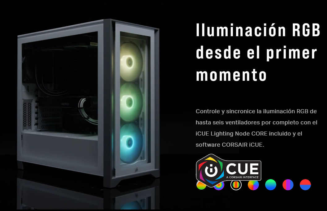 CASE CORSAIR iCUE-4000X RGB