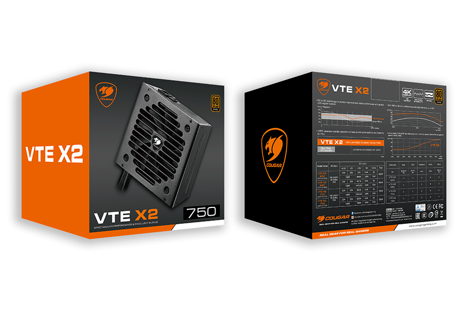 COUGAR VTE X2 600 80+ BRONCE