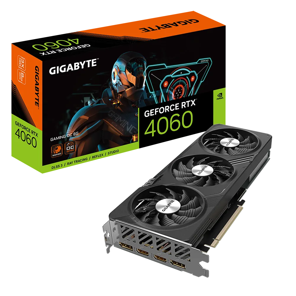 GIGABYTE GEFORCE RTX 4060 GAMING OC 8GD