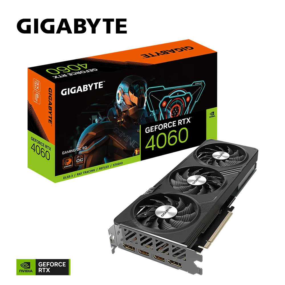 GIGABYTE GEFORCE RTX 4060 GAMING OC 8GD
