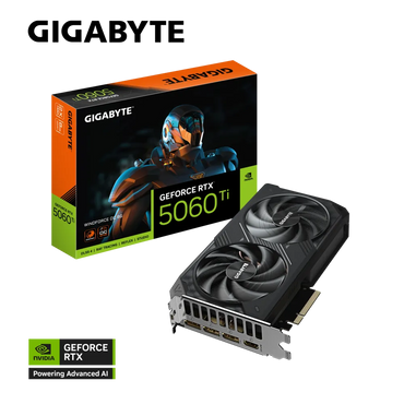 GIGABYTE GEFORCE RTX 5060 TI WINDFORCE 2X OC 8G