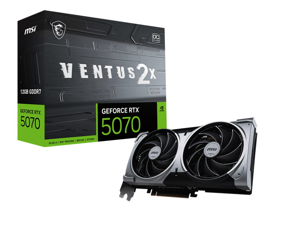 MSI GEFORCE RTX 5070 12G VENTUS 2X OC