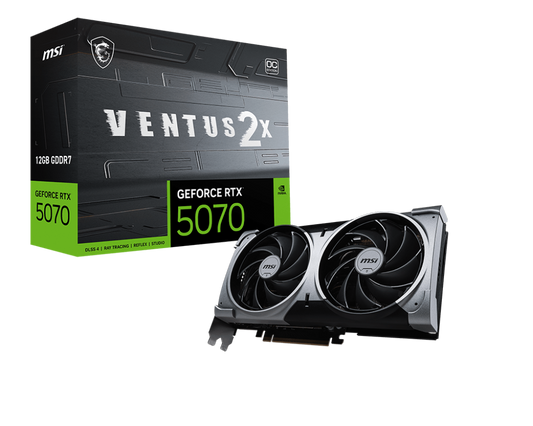 MSI GEFORCE RTX 5070 12G VENTUS 2X OC
