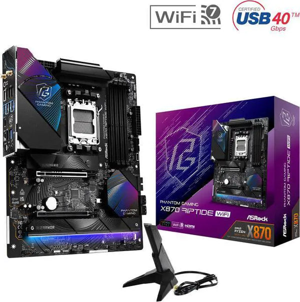 X870 Phantom Gaming Riptide WiFi 7