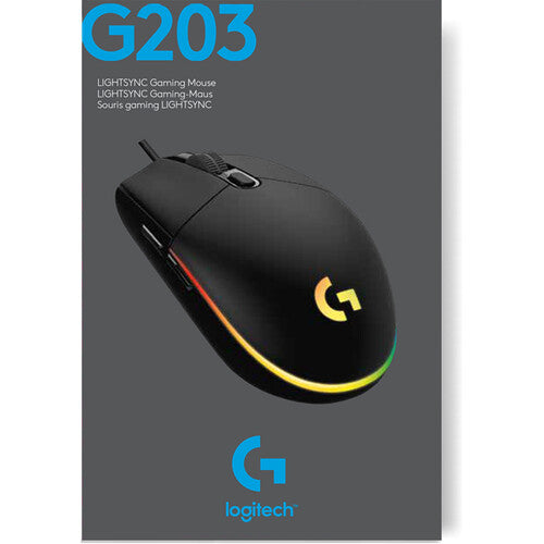 Mouse Logitech G203 Negro