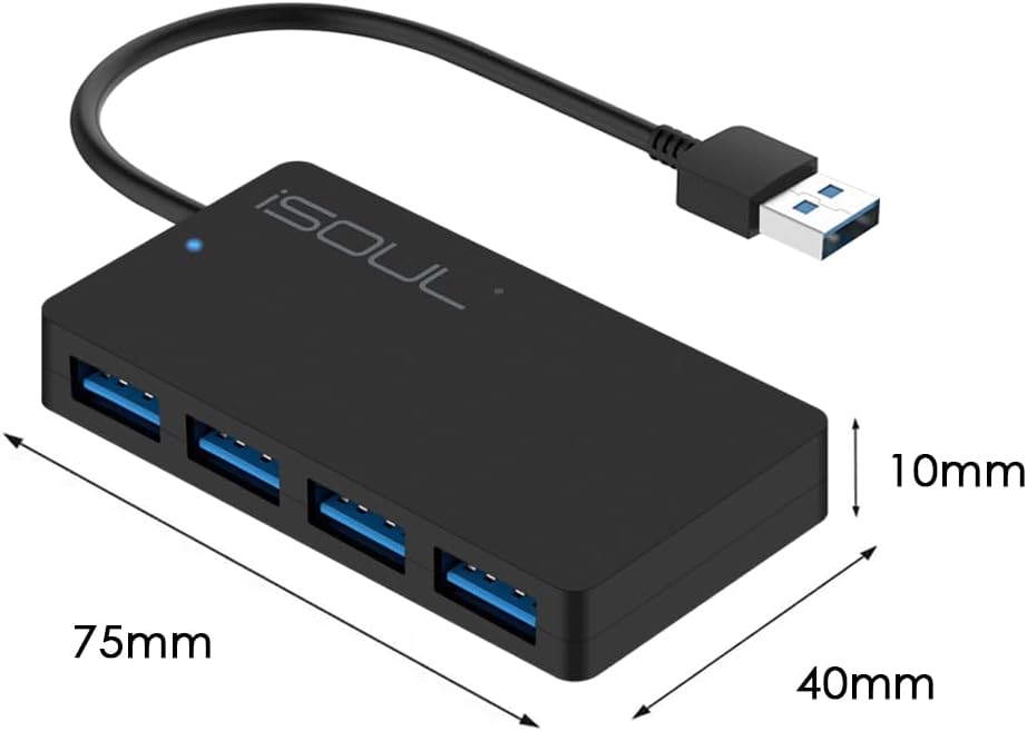 Hub Isoul 4 Puertos USB 3.0 HB-354
