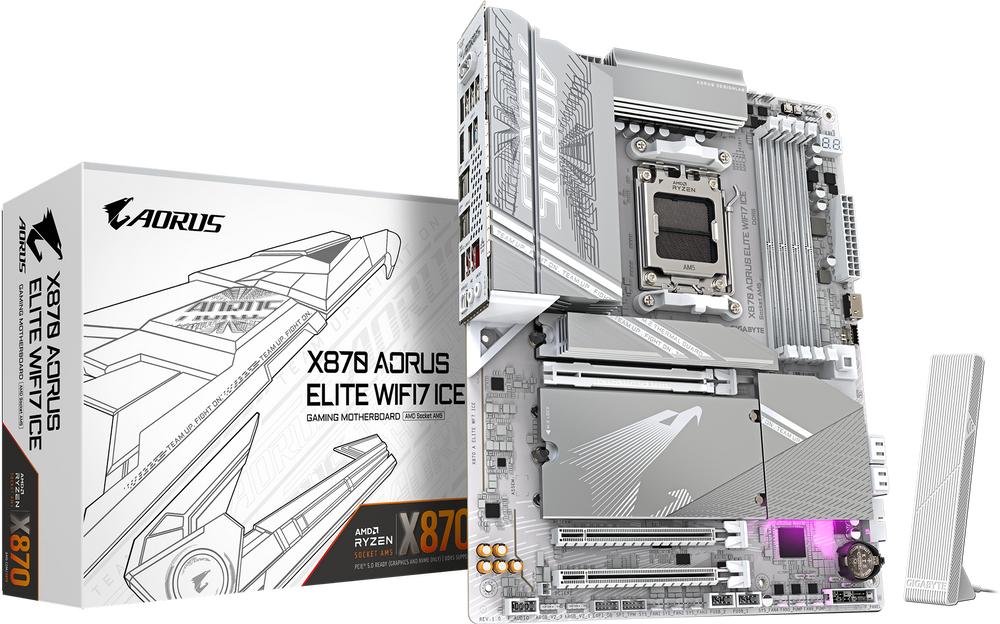 Aorus X870 Elite WiFi7 Ice