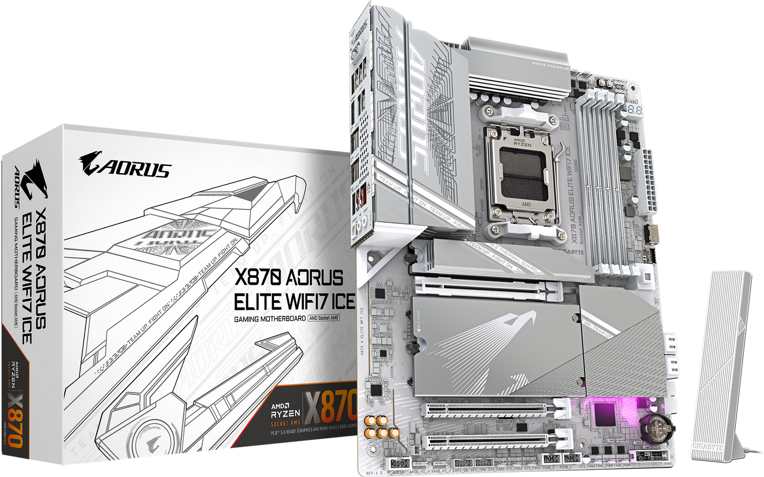 Aorus X870 Elite WiFi7 Ice
