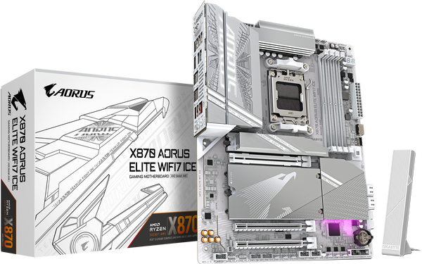Aorus X870 Elite WiFi7 Ice