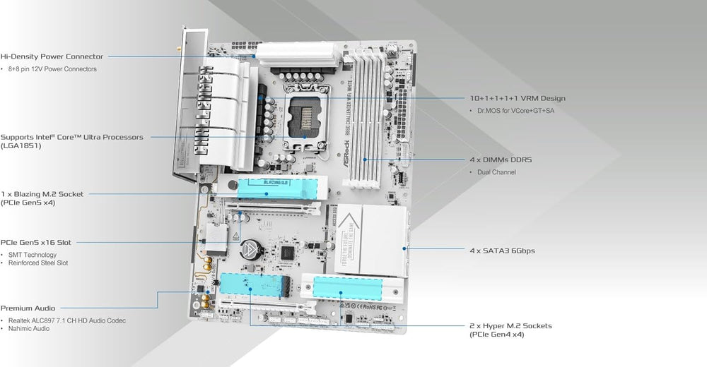 B860 Challenger WiFi White
