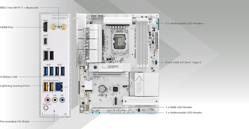 B860 Challenger WiFi White