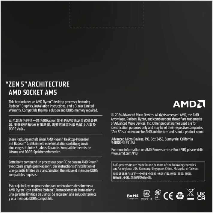 AMD RYZEN 5 9600X