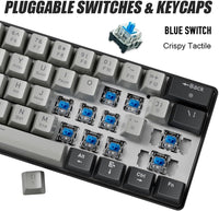 Abucow K61S 60% Gris (Switch Azul)