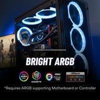 Kit 5 Ventiladores Empowered ARGB 120mm