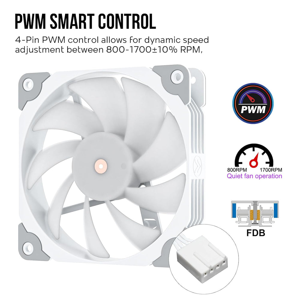 Disipador CPU Vetroo V5 Blanco