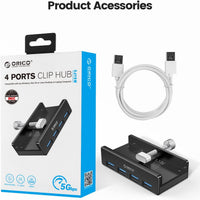 Hub Orico Clip 4 Puertos USB 3.0 MH4PU-P